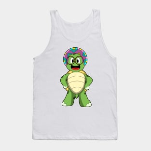 Turtle with Hat Tank Top